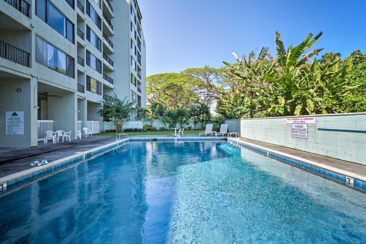 Hilo Condo With Pool Steps From Carlsmith Beach Park Eksteriør billede